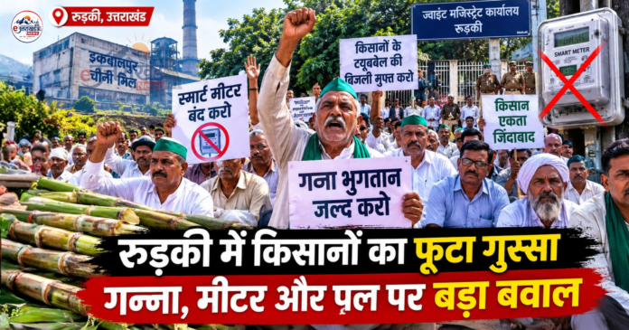 Roorkee Farmers Protest