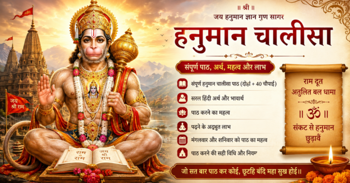 श्री हनुमान चालीसा लिरिक्स
